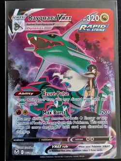 Pokemon Rayquaza VMAX TG20/TG30 Sword & Shield Silver Tempest Trainer Gallery NM - Image 1