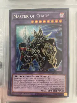 Master of Chaos MP23-EN018 Prismatic Secret Rare 1st Edition Mint/NM Yugioh - Image 1
