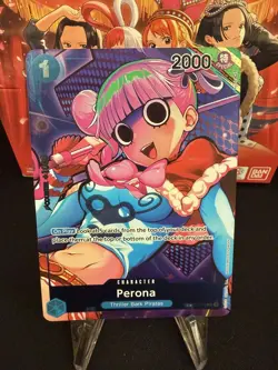PERONA - One Piece TCG OP01-077 - BOX TOPPER - Romance Dawn - Image 1