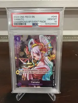 ONE PIECE Card Game Yamato P-046 CS Championship Event Pack PSA10 English # 594 - Image 1