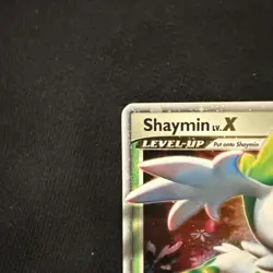 Pokemon TCG 2009 Diamond & Pearl Black Star Promo Card Shaymin Lv.X DP39 Holo NM - Image 4