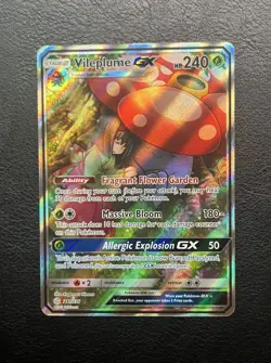 Vileplume GX 211/236 - Cosmic Eclipse - Alternate Art Ultra Rare Pokemon Card - Image 1