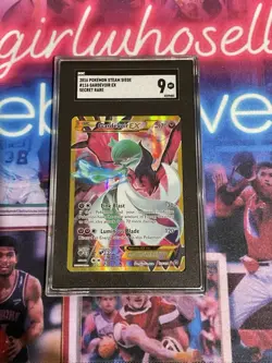 2016 Pokemon XY Steam Siege Gardevoir EX #116 Secret Rare SGC 9 - Image 1
