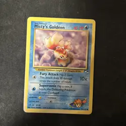 Misty's Goldeen - 85/132 - Common Unlimited- Gym Heroes Pokemon TCG - Image 1