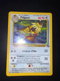 Pokemon Pidgeot 8/64 Jungle Rara Holo Unlimited Wizards ITA Carte Vintage - Image 1