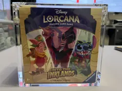Disney Lorcana into the inklands illumineer’s trove sealed and acrylic case - Image 1
