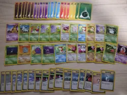 Small Lot of 60 Vintage WOTC Pokemon Cards with Sleeves - Image 1
