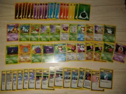 Small Lot of 60 Vintage WOTC Pokemon Cards with Sleeves - Image 2