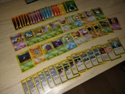 Small Lot of 60 Vintage WOTC Pokemon Cards with Sleeves - Image 3