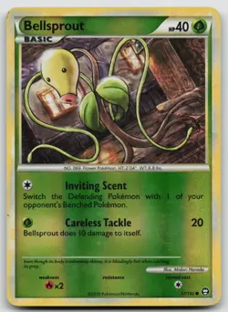 Pokemon Card Bellsprout Common Triumphant 57/102 - Image 1
