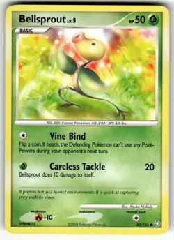 Bellsprout 85/146 Legends Awakened LP Pokemon Card TCG - Image 1