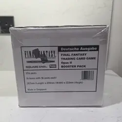 Final Fantasy Trading Card Game Opus II GERMAN Edition Sealed Box 6 Boxes of 36 - Image 3