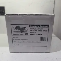 Final Fantasy Trading Card Game Opus II GERMAN Edition Sealed Box 6 Boxes of 36 - Image 5