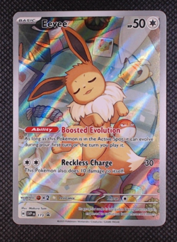 Eevee 173 Black Star Promo Card - Scarlet & Violet - Holo Pokemon TCG NM - Image 1