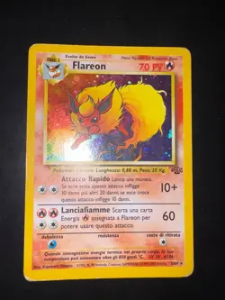 Pokemon card - Flareon 3/64 - Jungle set - Vintage - Rara Holo - ITA - Image 1