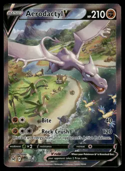 Pokemon Cards Aerodactyl V 180/196 Lost Origin Rare Ultra NM - Image 1