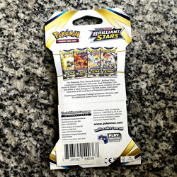 Pokemon TCG: Sword & Shield-Brilliant Stars Sleeved Booster Pack (10 Cards) 820650809972 - Image 2