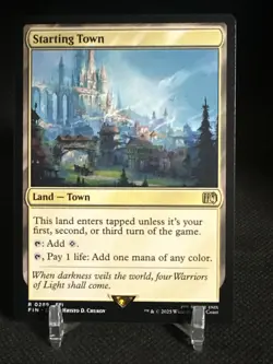 Starting Town Final Fantasy Regular R 0289 Magic the Gathering - Image 1