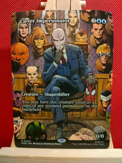 Clever Impersonator (Borderless)- Marvel's Spider-Man - Mythic - NM - MTG - Image 1
