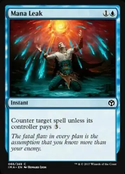 X4 Mana Leak Iconic Masters LP/NM MTG Magic DNA GAMES - Image 1