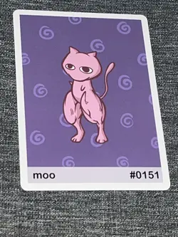 Moo (Mew) 0151- Gen 1 Pookiemoot Fan Art - Pokemon Go Parody - Image 1