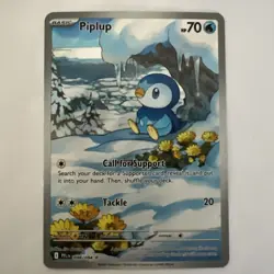 Pokemon TCG - Piplup 98/94 - Phantasmal Flames Illustration Rare - NM - Image 1