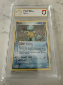 2005 POKEMON EX DELTA SPECIES #40 DITTO - CGA 7.5 - Image 1