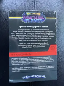 Pokemon TCG: Mega Evolution—Phantasmal Flames Booster Bundle (6 Booster Packs). - Image 5
