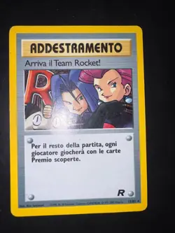 Carta Pokemon Arriva Il Team Rocket 15/82 Holo Team Rocket ITA - Image 1