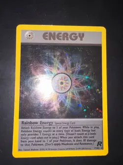 Pokemon Energia Arcobaleno 17/82 Team Rocket Eng Holo Unlimited Rainbow Energy - Image 1