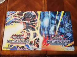 Egyptian God Deck Slifer & Obelisk Official Playmat Yugioh - Image 1