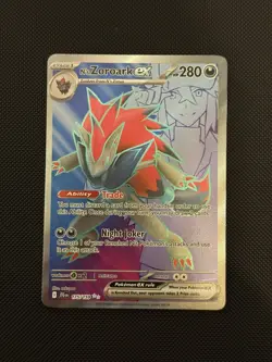 N's Zoroark ex 175/159 Card Sv09: Journey Together Holo - PACK FRESH Pokemon - Image 1