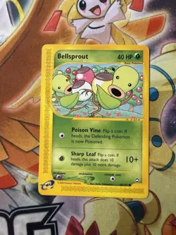 Pokemon Card Bellsprout 68/147 Common Aquapolis NM - Image 1