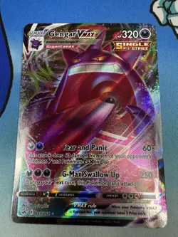 Gengar VMAX 157/264 Full Art Fusion Strike 2021 Pokemon Card - Image 1