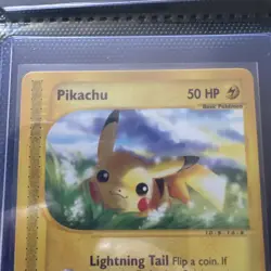 Pikachu - 124/165 - Common - Expedition - Pokemon Card - LP - Image 2