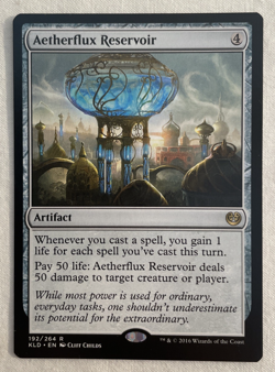 1x Aetherflux Reservoir Kaladesh MTG Magic the Gathering NM - Image 1