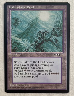 1x Lake of the Dead Alliances MTG Magic the Gathering NM - Image 1