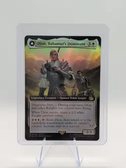 Magic The Gathering Final Fantasy Dion Bahamut's Dominant 0428 Extended Art Foil - Image 1