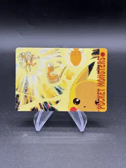 Pikachu Variant Holo Pokemon Vintage Pocket Monster Vending Prism Sticker 19 - Image 1