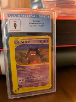 2002 Pokemon Gengar 48/165 Expedition CGC 9 Mint WotC e-Reader Rare EN - Image 1