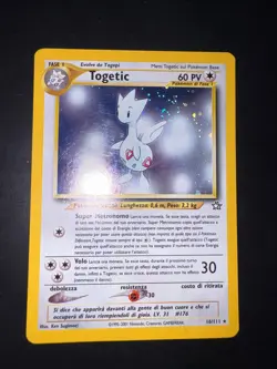 Carta Pokemon Togetic Set Neo Genesis 16/111 Holo ITA Condizione EXCELLENT - Image 1