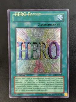 HERO Blitz!! Ultimate Rare EOJ-DE042 1. Auflage Missprint!! EX DE YU-GI-OH - Image 1