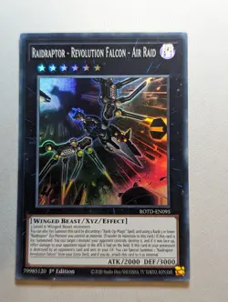 Raidraptor - Revolution Falcon - Air Raid - ROTD-EN095 - Super Rare 1st Ed LP - Image 1
