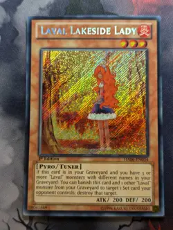 Laval Lakeside Lady [HA06-EN034] Secret Rare​ - NM - 1st Edition Yugioh Card - Image 1