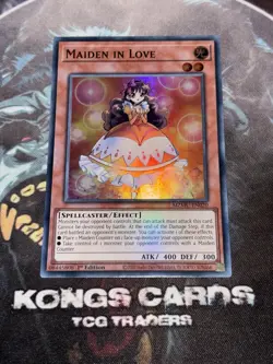 MZMU-EN020 Maiden in Love Super Rare YuGiOh! NEW - Image 1