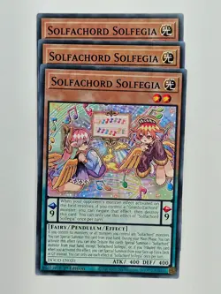 Yu Gi Oh - 3x DOOD-EN020 Solfachord Solfegia - Common - Image 1