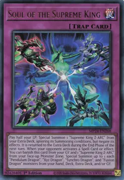Yugioh MP24-EN268 - Soul Of The Supreme King - Ultra Rare - Image 1