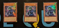 MZMU-EN003 Stare of the Snake Hair x3 Ultra Rare 1st Edition YuGiOh Playset - Image 1