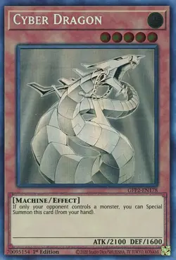 Cyber Dragon - GFP2-EN178 - Ghost Rare - 1st Edition - Yugioh - Image 1