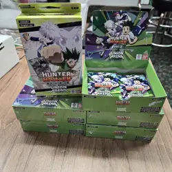 x4 Hunter X Hunter Vol. 2 Union Arena Booster Box + 5 Packs + Starter Deck NEW - Image 2
